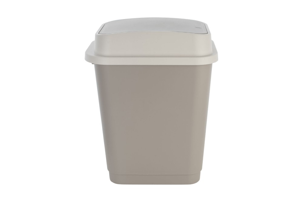 ESTIA ΚΑΔΟΣ ΑΠΟΡΡΙΜΑΤΩΝ FLIPTOP ΠΛΑΣΤΙΚΟΣ 25lt ΓΚΡΙ