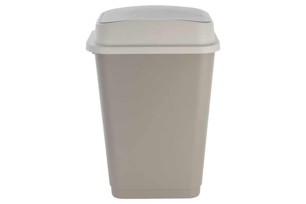 ESTIA ΚΑΔΟΣ ΑΠΟΡΡΙΜΑΤΩΝ FLIPTOP ΠΛΑΣΤΙΚΟΣ 50lt ΓΚΡΙ
