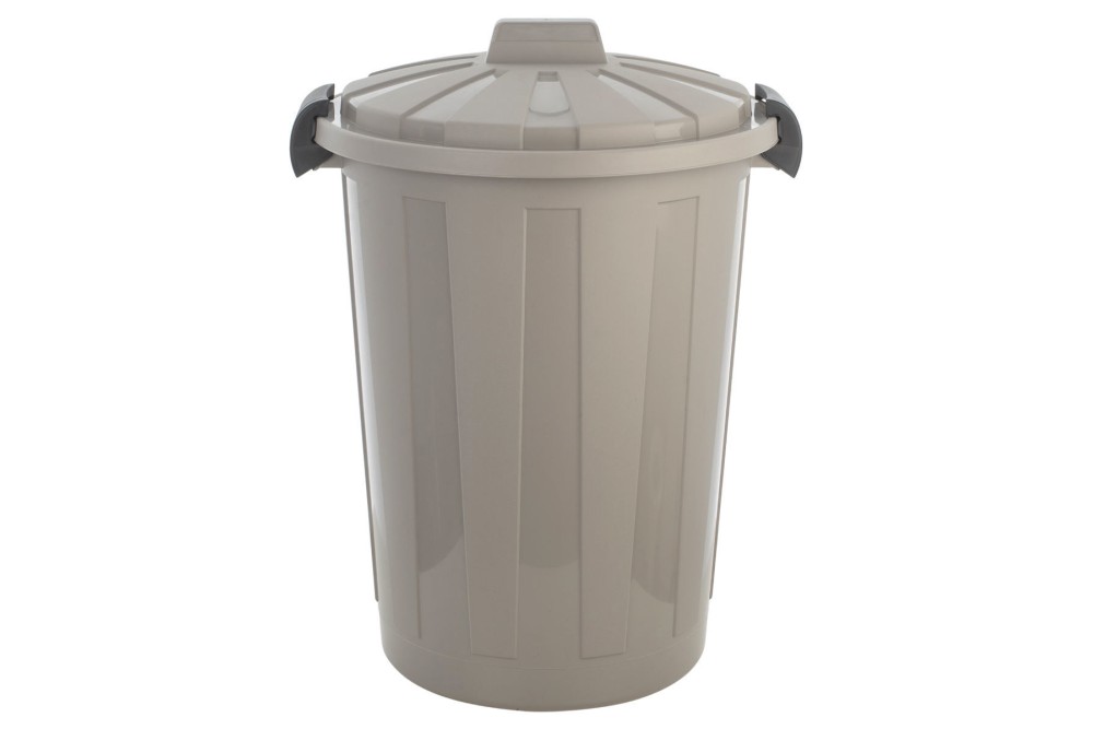 ESTIA ΚΑΔΟΣ ΑΠΟΡΡΙΜΑΤΩΝ OUTBIN ΕΞΩΤΕΡΙΚΟΥ ΧΩΡΟΥ ΠΛΑΣΤΙΚΟΣ ΜΕ ΚΑΠΑΚΙ 60lt ΓΚΡΙ
