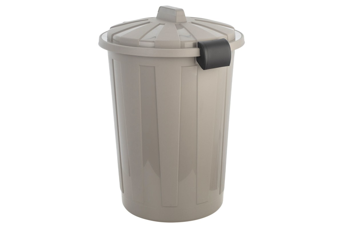 ESTIA ΚΑΔΟΣ ΑΠΟΡΡΙΜΑΤΩΝ OUTBIN ΕΞΩΤΕΡΙΚΟΥ ΧΩΡΟΥ ΠΛΑΣΤΙΚΟΣ ΜΕ ΚΑΠΑΚΙ 60lt ΓΚΡΙ
