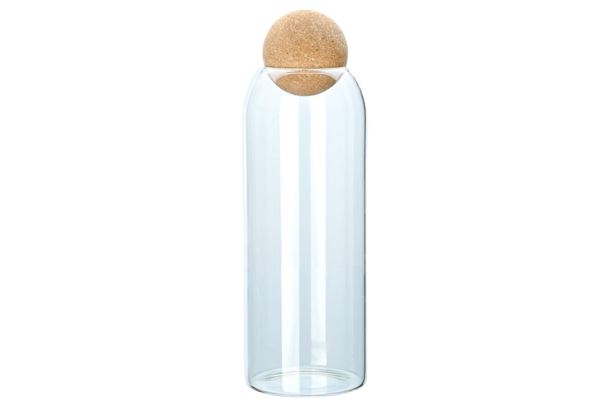 ESTIA ΔΟΧΕΙΟ ΑΠΟΘΗΚΕΥΣΗΣ ΓΥΑΛΙΝΟ 1300ml ΜΕ ΚΑΠΑΚΙ ΦΕΛΛΟΥ