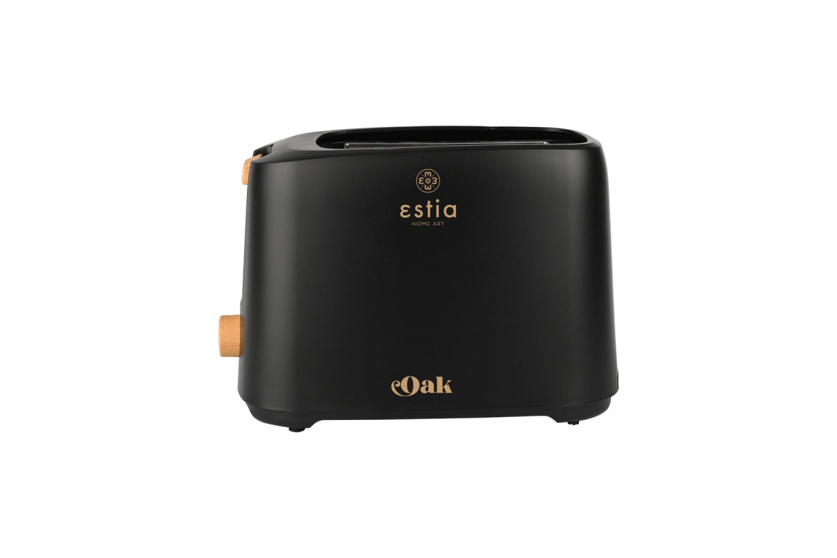 ESTIA ΦΡΥΓΑΝΙΕΡΑ OAK 2 ΘΕΣΕΩΝ 700w ΜΕ 7 ΕΠΙΠΕΔΑ ΨΗΣΙΜΑΤΟΣ ΜΑΥΡΗ