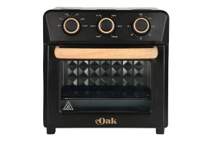 ESTIA ΦΡΙΤΕΖΑ ΑΕΡΟΣ OAK 1400w 12lt ΜΕ 4 ΛΕΙΤΟΥΡΓΕΙΕΣ ΨΗΣΙΜΑΤΟΣ ΜΑΥΡΟ