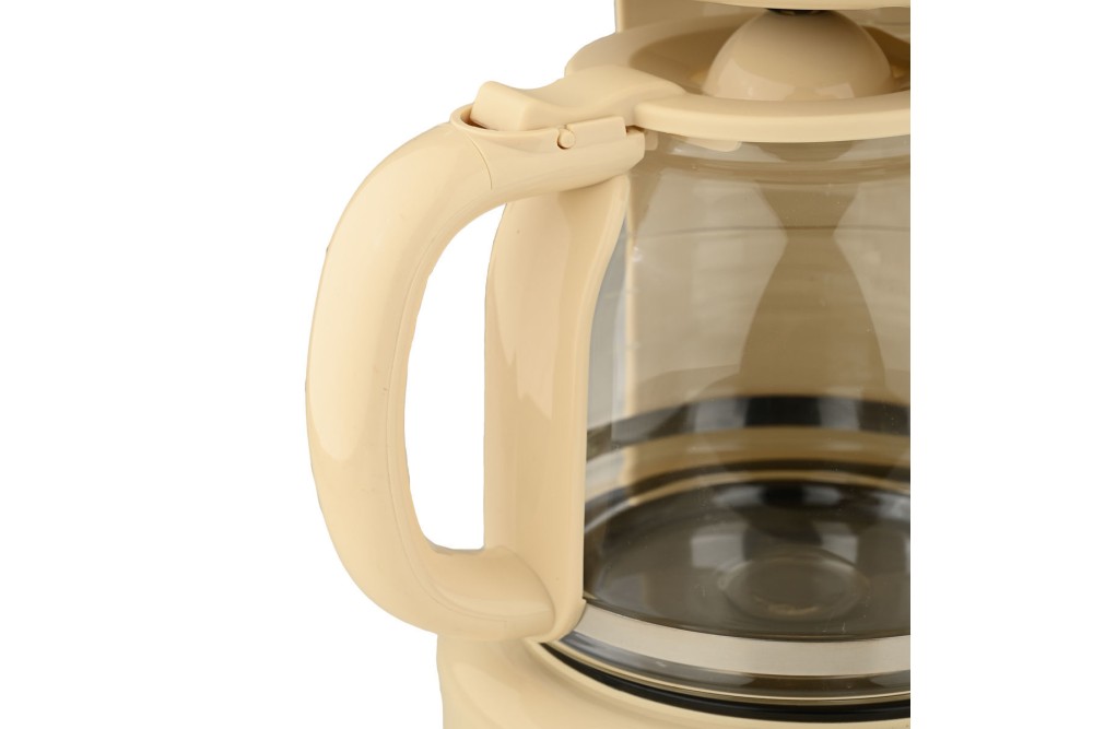 ESTIA ΚΑΦΕΤΙΕΡΑ ΦΙΛΤΡΟΥ IVORIS ΠΛΑΣΤΙΚΗ 900w ΜΕ ΓΥΑΛΙΝΗ ΚΑΝΑΤΑ 1.5lt