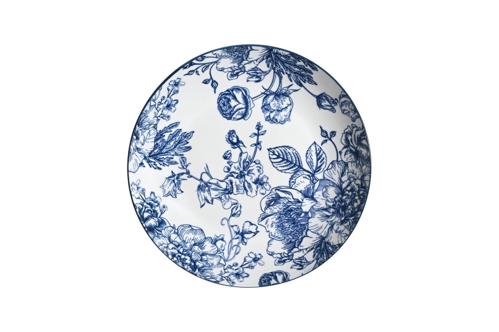 ESTIA ΠΙΑΤΟ ΒΑΘΥ GARDEN ΠΟΡΣΕΛΑΝΙΝΟ 21cm