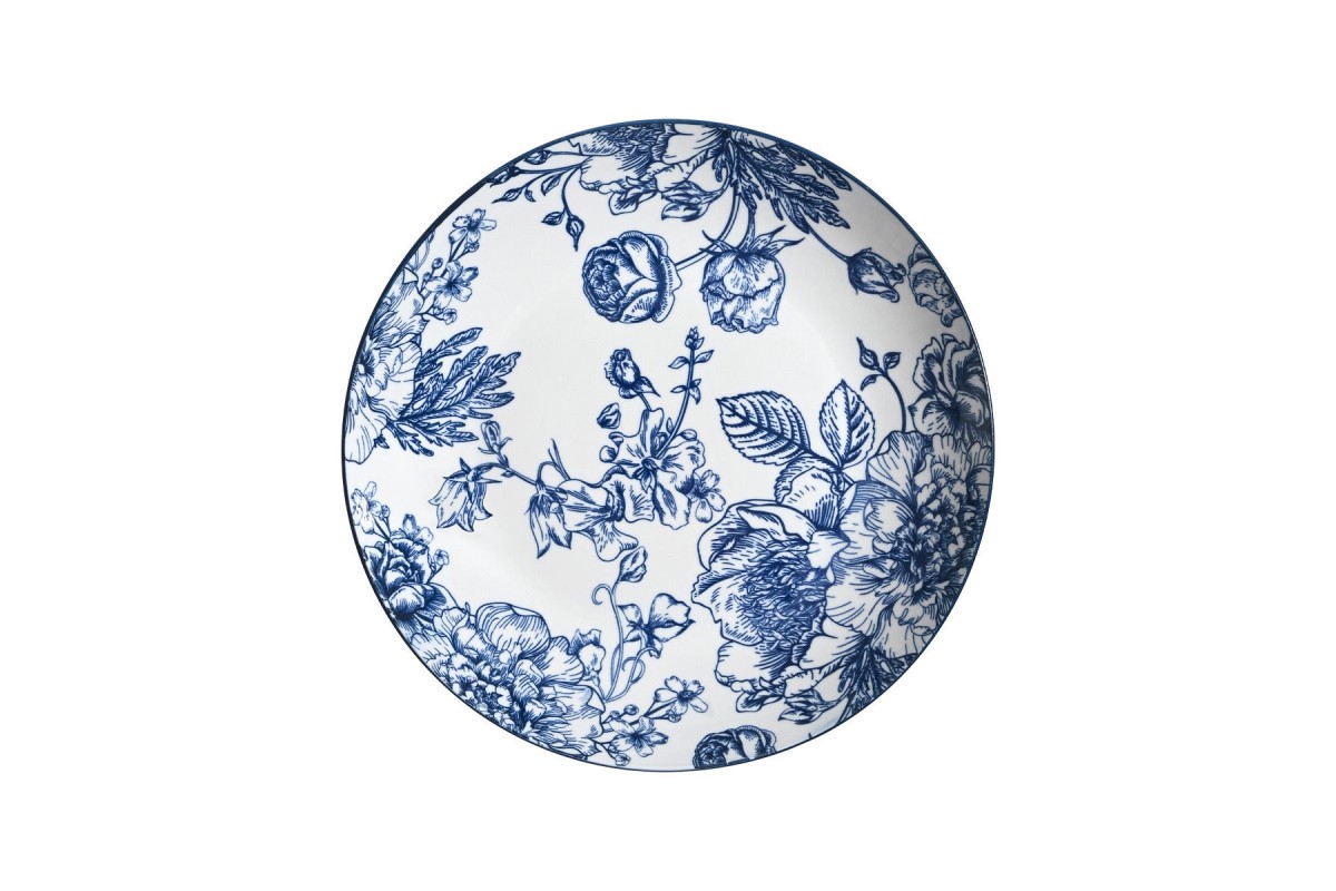 ESTIA ΠΙΑΤΟ ΒΑΘΥ GARDEN ΠΟΡΣΕΛΑΝΙΝΟ 21cm