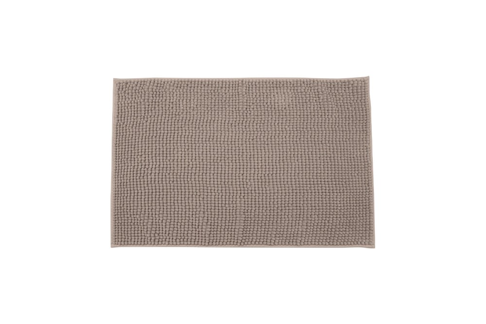 ESTIA ΤΑΠΕΤΟ ΜΠΑΝΙΟΥ BEADS 80x50cm ΠΟΛΥΕΣΤΕΡΑ ΚΑΦΕ