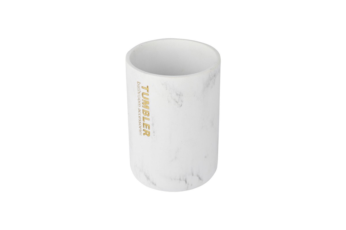 ESTIA ΠΟΤΗΡΑΚΙ ΜΠΑΝΙΟΥ MARBLE ΡΗΤΙΝΗΣ