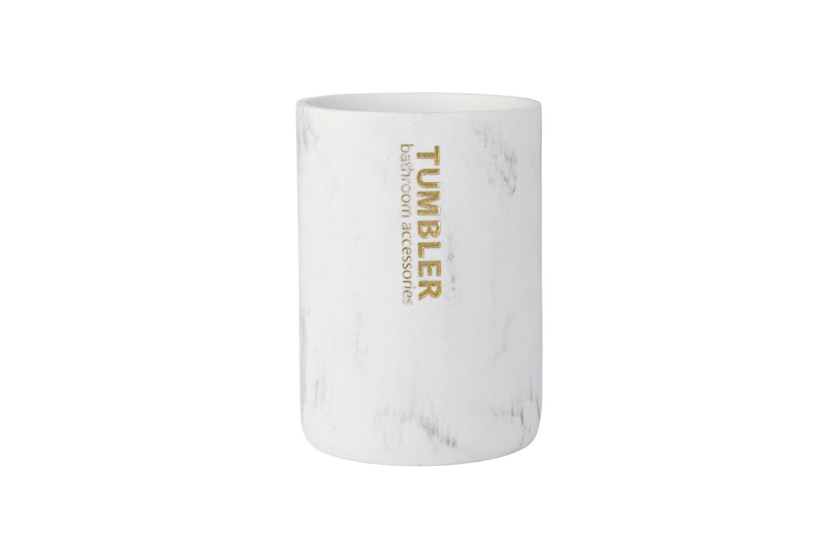 ESTIA ΠΟΤΗΡΑΚΙ ΜΠΑΝΙΟΥ MARBLE ΡΗΤΙΝΗΣ