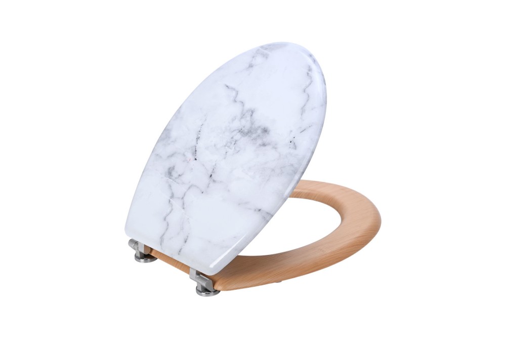 ESTIA ΚΑΠΑΚΙ ΛΕΚΑΝΗΣ MARBLE ΜΕ ΜΕΝΤΕΣΕΔΕΣ ΑΠΟ ΚΡΑΜΑ ΨΕΥΔΑΡΓΥΡΟΥ