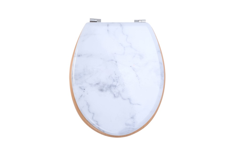 ESTIA ΚΑΠΑΚΙ ΛΕΚΑΝΗΣ MARBLE ΜΕ ΜΕΝΤΕΣΕΔΕΣ ΑΠΟ ΚΡΑΜΑ ΨΕΥΔΑΡΓΥΡΟΥ