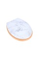 ESTIA ΚΑΠΑΚΙ ΛΕΚΑΝΗΣ MARBLE ΜΕ ΜΕΝΤΕΣΕΔΕΣ ΑΠΟ ΚΡΑΜΑ ΨΕΥΔΑΡΓΥΡΟΥ