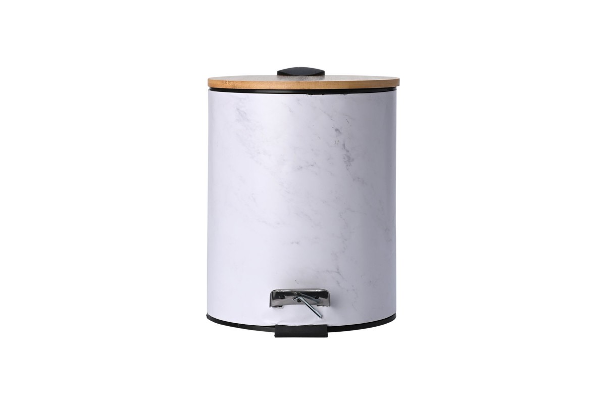 ESTIA ΧΑΡΤΟΔΟΧΕΙΟ ΜΠΑΝΙΟΥ MARBLE SOFT CLOSE 5lt