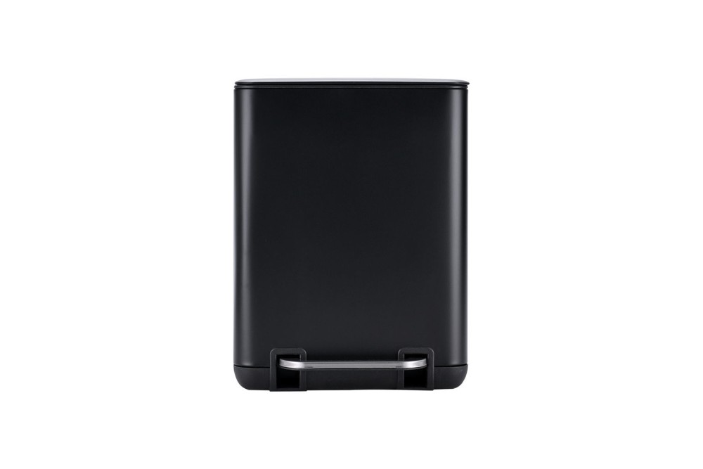 ESTIA ΧΑΡΤΟΔΟΧΕΙΟ ΜΠΑΝΙΟΥ CUBIC SOFT CLOSE 6lt ΜΑΥΡΟ