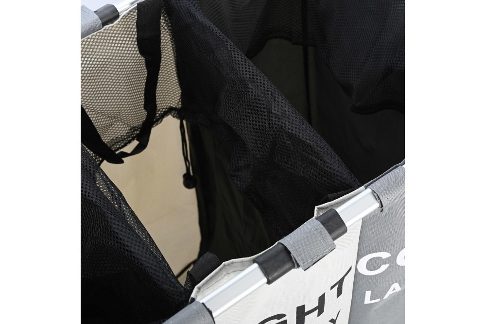 ESTIA ΚΑΛΑΘΙ ΑΠΛΥΤΩΝ ΠΤΥΣΣΟΜΕΝΟ 3 ΘΕΣΕΩΝ ΜΑΥΡΟ-ΓΚΡΙ-ΛΕΥΚΟ