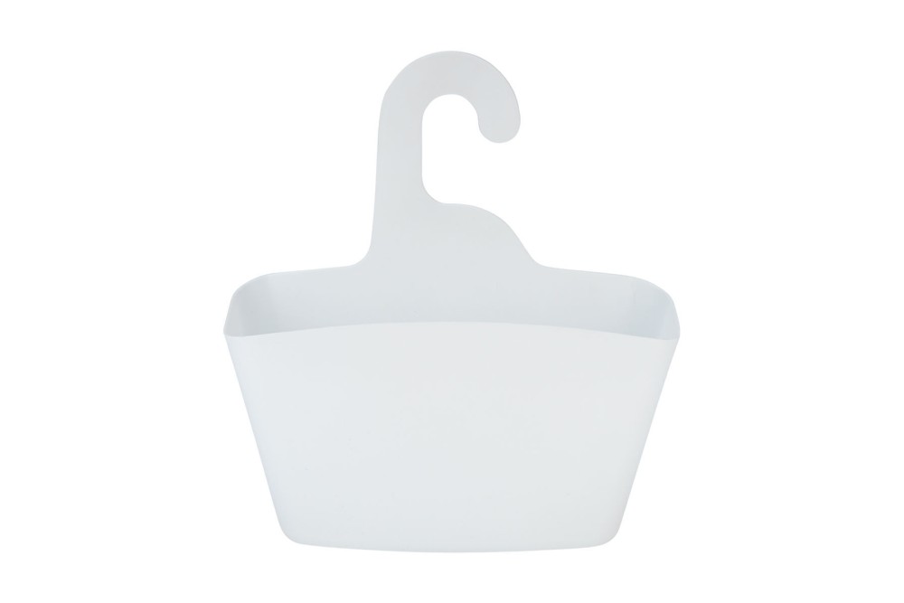 ESTIA ΘΗΚΗ ΟΡΓΑΝΩΣΗΣ ΜΠΑΝΙΟΥ ΚΡΕΜΑΣΤΗ 24x7x25cm ΛΕΥΚΗ