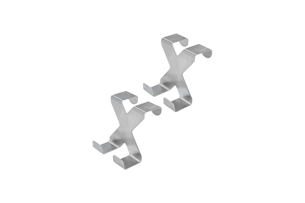 ESTIA ΚΡΕΜΑΣΤΡΑ ΔΙΠΛΗ ΜΕΤΑΛΙΚΗ ΙΝΟΞ ΣΕΤ 2 TEM.