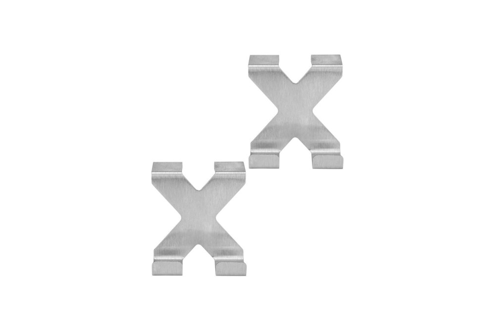 ESTIA ΚΡΕΜΑΣΤΡΑ ΔΙΠΛΗ ΜΕΤΑΛΙΚΗ ΙΝΟΞ ΣΕΤ 2 TEM.