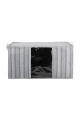 ESTIA ΘΗΚΗ ΑΠΟΘΗΚΕΥΣΗΣ NON WOVEN ΥΦΑΣΜΑΤΙΝΗ 50x40x30cm ΜΕ ΠΑΡΑΘΥΡΟ IVORY ESTIA ΘΗΚΗ ΑΠΟΘΗΚΕΥΣΗΣ NON WOVEN ΥΦΑΣΜΑΤΙΝΗ 50x40x30cm ΜΕ ΠΑΡΑΘΥΡΟ IVORY