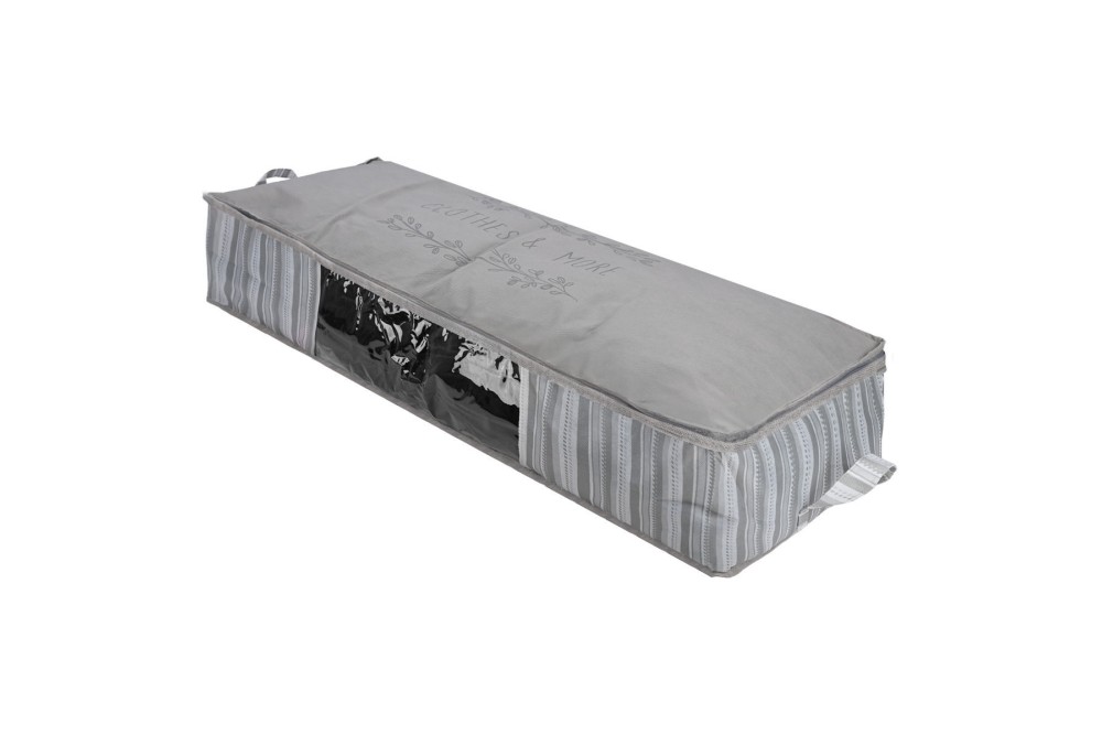 ESTIA ΘΗΚΗ ΑΠΟΘΗΚΕΥΣΗΣ NON WOVEN ΥΦΑΣΜΑΤΙΝΗ 100x50x20cm ΜΕ ΠΑΡΑΘΥΡΟ IVORY