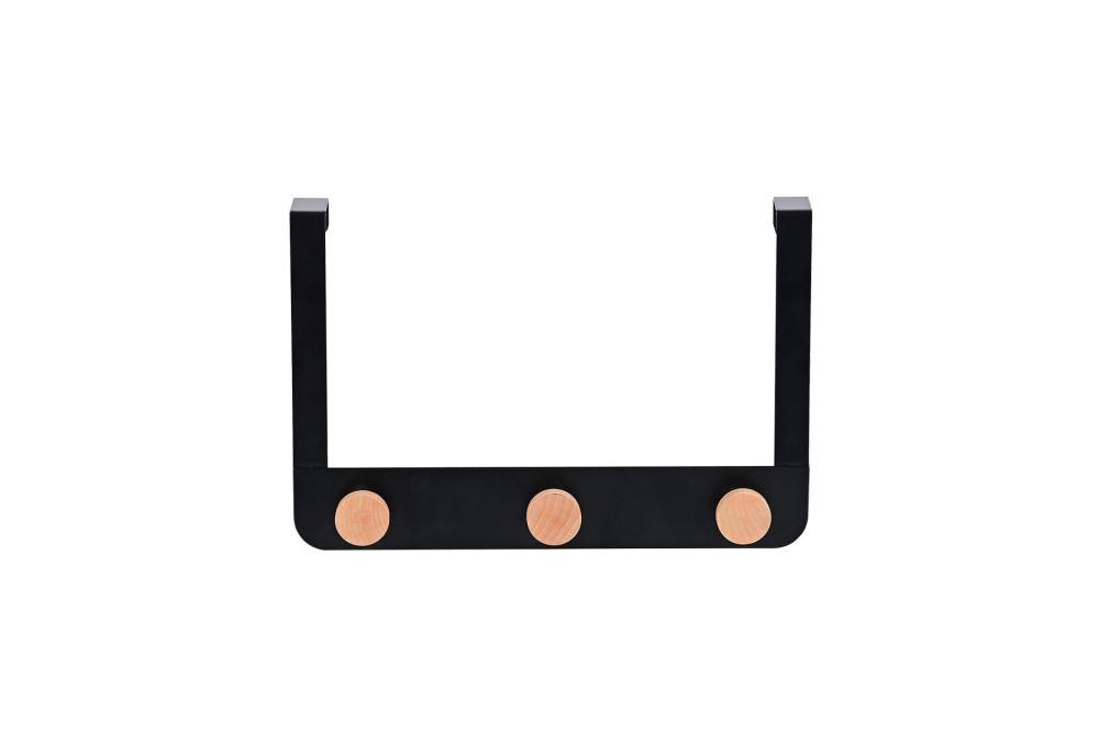 ESTIA ΚΡΕΜΑΣΤΡΑ ΠΟΡΤΑΣ ΤΡΙΠΛΗ ΜΕΤΑΛΛΙΚΗ ΜΑΥΡΗ