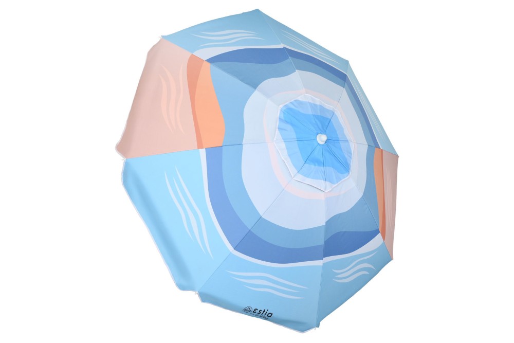 ESTIA ΟΜΠΡΕΛΑ ΘΑΛΑΣΣΗΣ SERENE SHORES ΜΕ ΠΡΟΣΤΑΣΙΑ UPF 50+ ΑΛΟΥΜΙΝΙΟΥ 2m