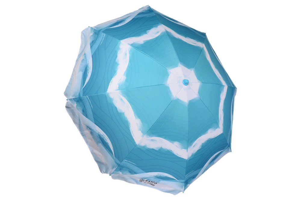 ESTIA ΟΜΠΡΕΛΑ ΘΑΛΑΣΣΗΣ TRANQUIL TIDES ΜΕ ΠΡΟΣΤΑΣΙΑ UPF 50+ ΜΕΤΑΛΛΙΚΗ 2m