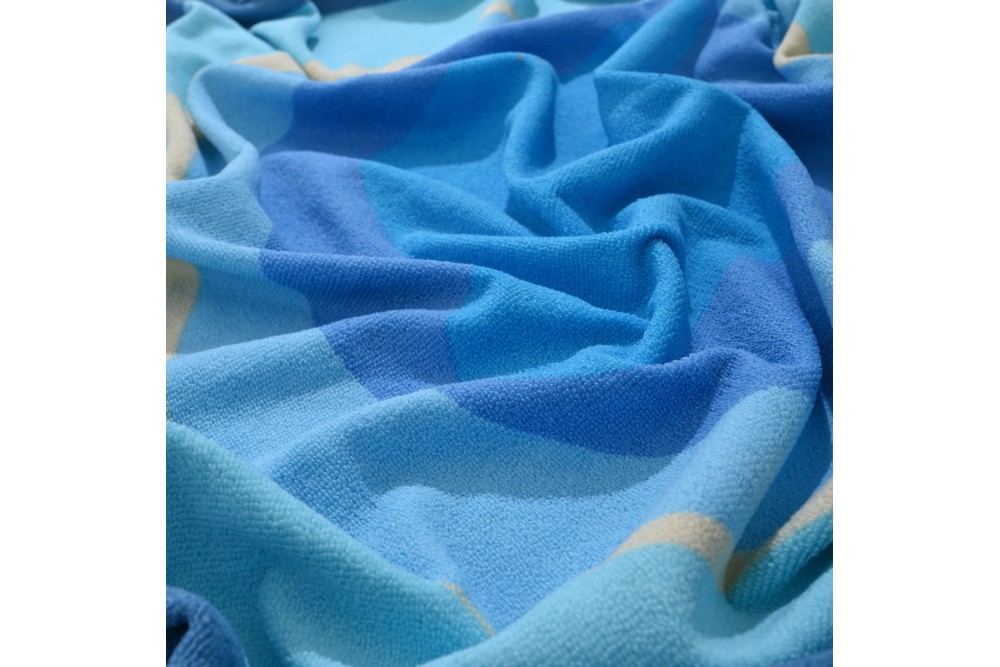 ESTIA ΠΕΤΣΕΤΑ ΘΑΛΑΣΣΗΣ SERENE SHORES MICROFIBER ΣΤΡΟΓΓΥΛΗ 150cm