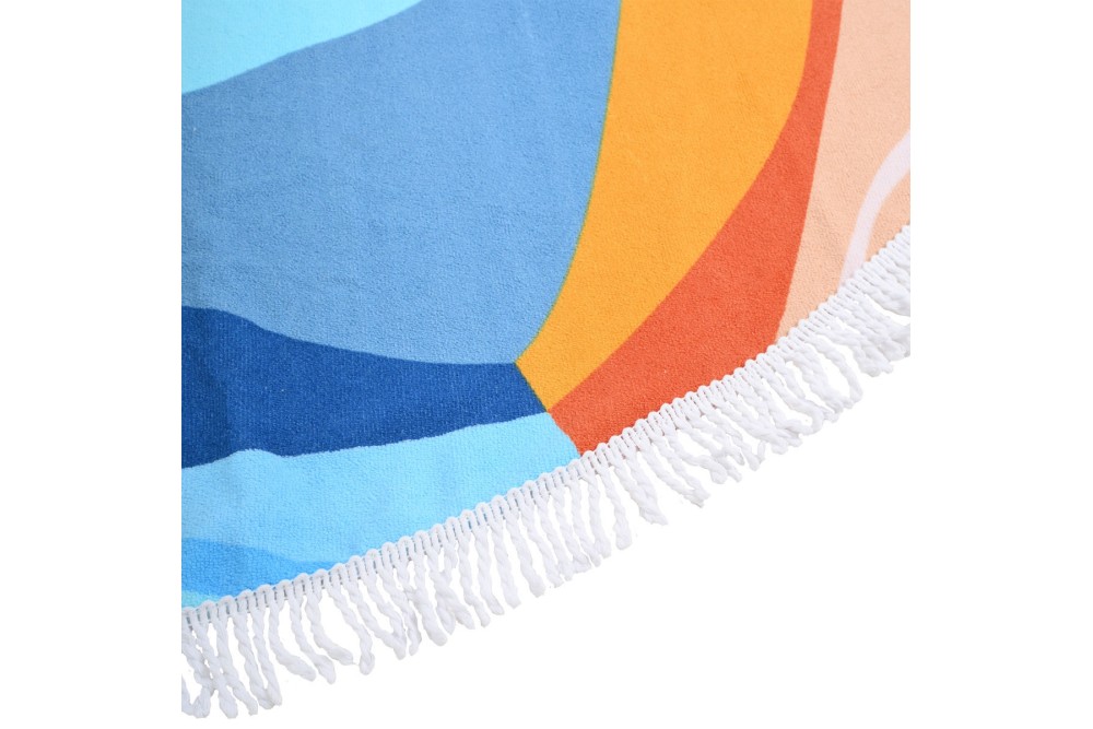 ESTIA ΠΕΤΣΕΤΑ ΘΑΛΑΣΣΗΣ SERENE SHORES MICROFIBER ΣΤΡΟΓΓΥΛΗ 150cm