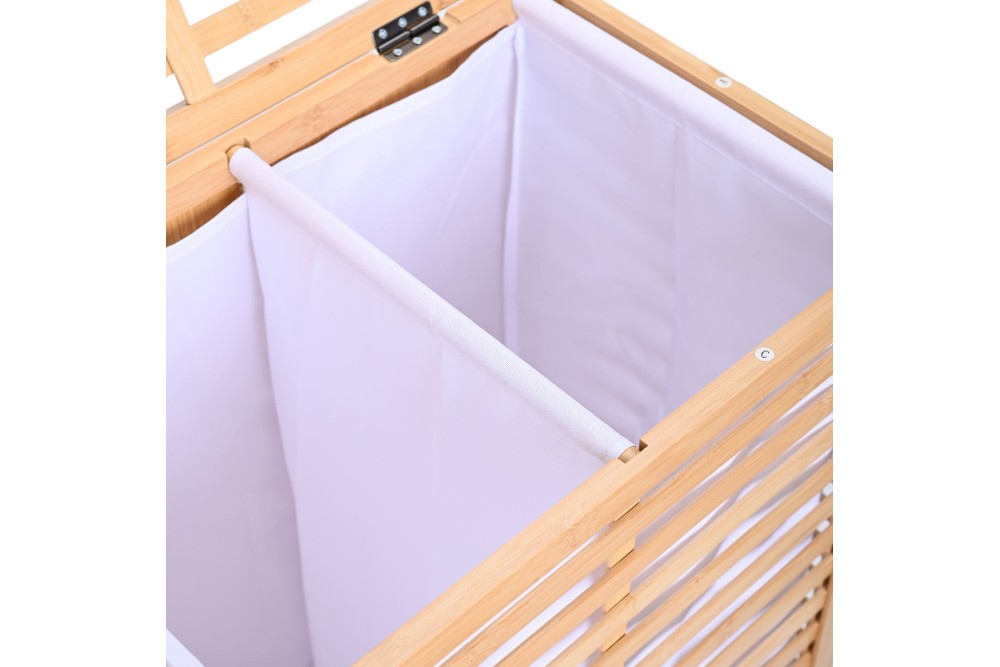 ESTIA ΚΑΛΑΘΙ ΑΠΛΥΤΩΝ BAMBOO ESSENTIALS 60lt ΔΙΠΛΟ