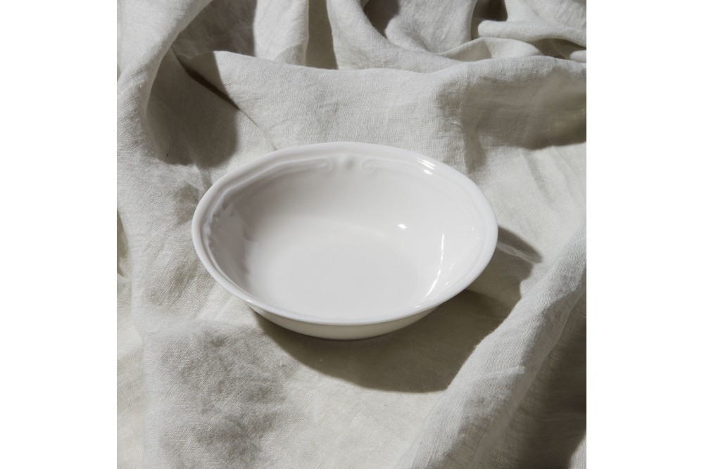 ESTIA ΜΠΟΛ ATHÉNÉE ΠΟΡΣΕΛΑΝΙΝΟ ΑΝΑΓΛΥΦΟ 16.5cm WHITE