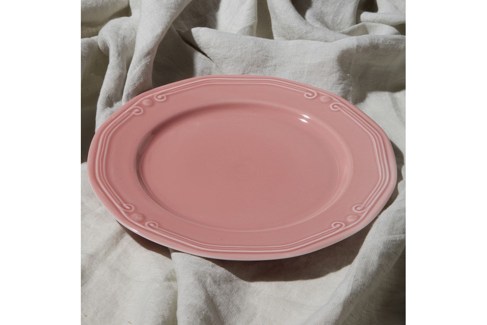 ESTIA ΠΙΑΤΟ ΠΑΡΟΥΣΙΑΣΗΣ ATHÉNÉE ΠΟΡΣΕΛΑΝΙΝΟ ΑΝΑΓΛΥΦΟ 31cm ROSE