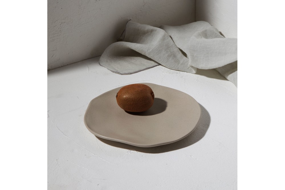 ESTIA ΠΙΑΤΟ ΡΗΧΟ MARE STONEWARE 22cm VANILLA