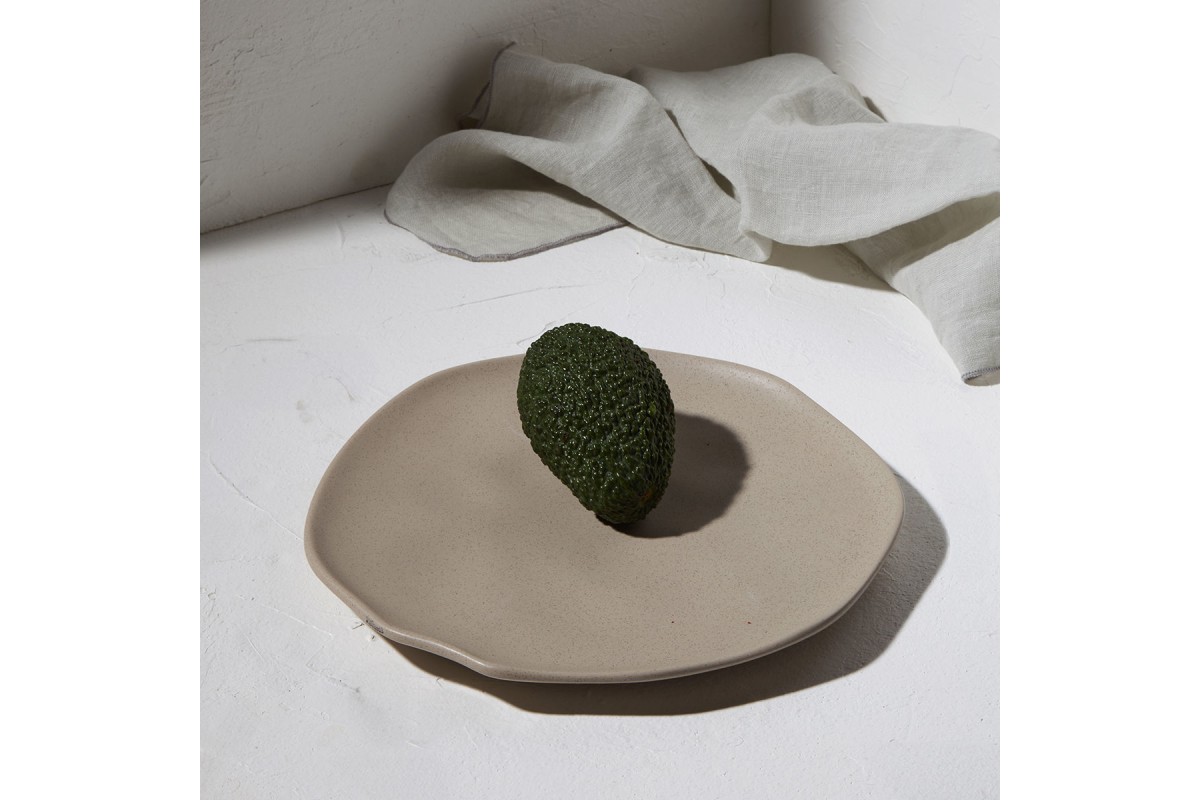 ESTIA ΠΙΑΤΟ ΡΗΧΟ MARE STONEWARE 27cm VANILLA