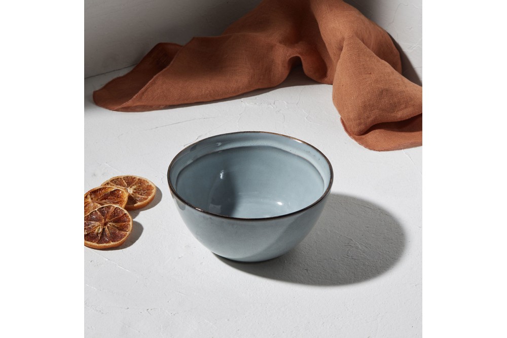 ESTIA ΜΠΟΛ DELINE STONEWARE 15cm PACIFIC