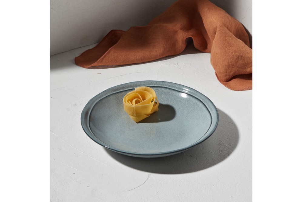 ESTIA ΠΙΑΤΟ ΒΑΘΥ DELINE STONEWARE 23cm PACIFIC