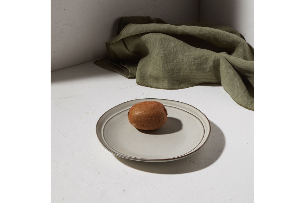 ESTIA ΠΙΑΤΟ ΡΗΧΟ DELINE STONEWARE 21cm DOVE