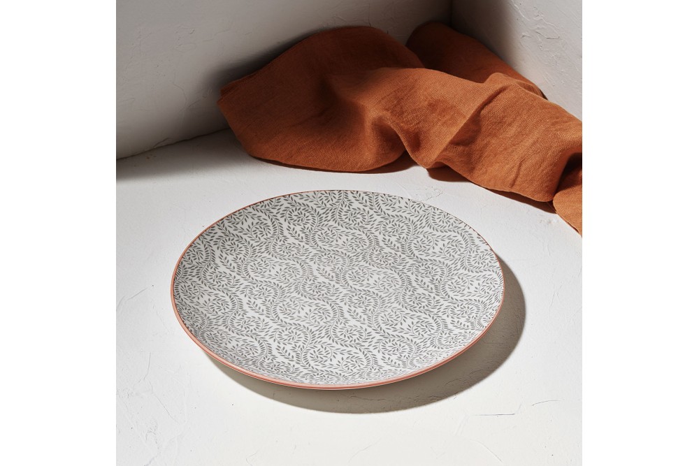 ESTIA ΠΙΑΤΟ ΡΗΧΟ VINES ΠΟΡΣΕΛΑΝΙΝΟ 27cm