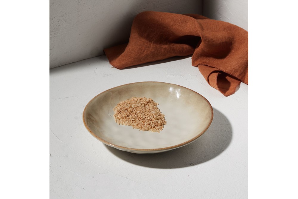 ESTIA ΠΙΑΤΟ ΒΑΘΥ VIGNETTE STONEWARE 23cm IVORY