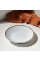 ESTIA ΠΙΑΤΟ ΒΑΘΥ PEARL ΠΟΡΣΕΛΑΝΙΝΟ 23cm WHITE