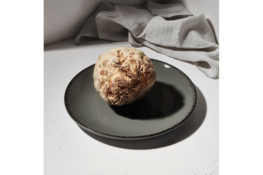 ESTIA ΠΙΑΤΟ ΠΑΡΟΥΣΙΑΣΗΣ PEARL ΠΟΡΣΕΛΑΝΙΝΟ 31cm GREY