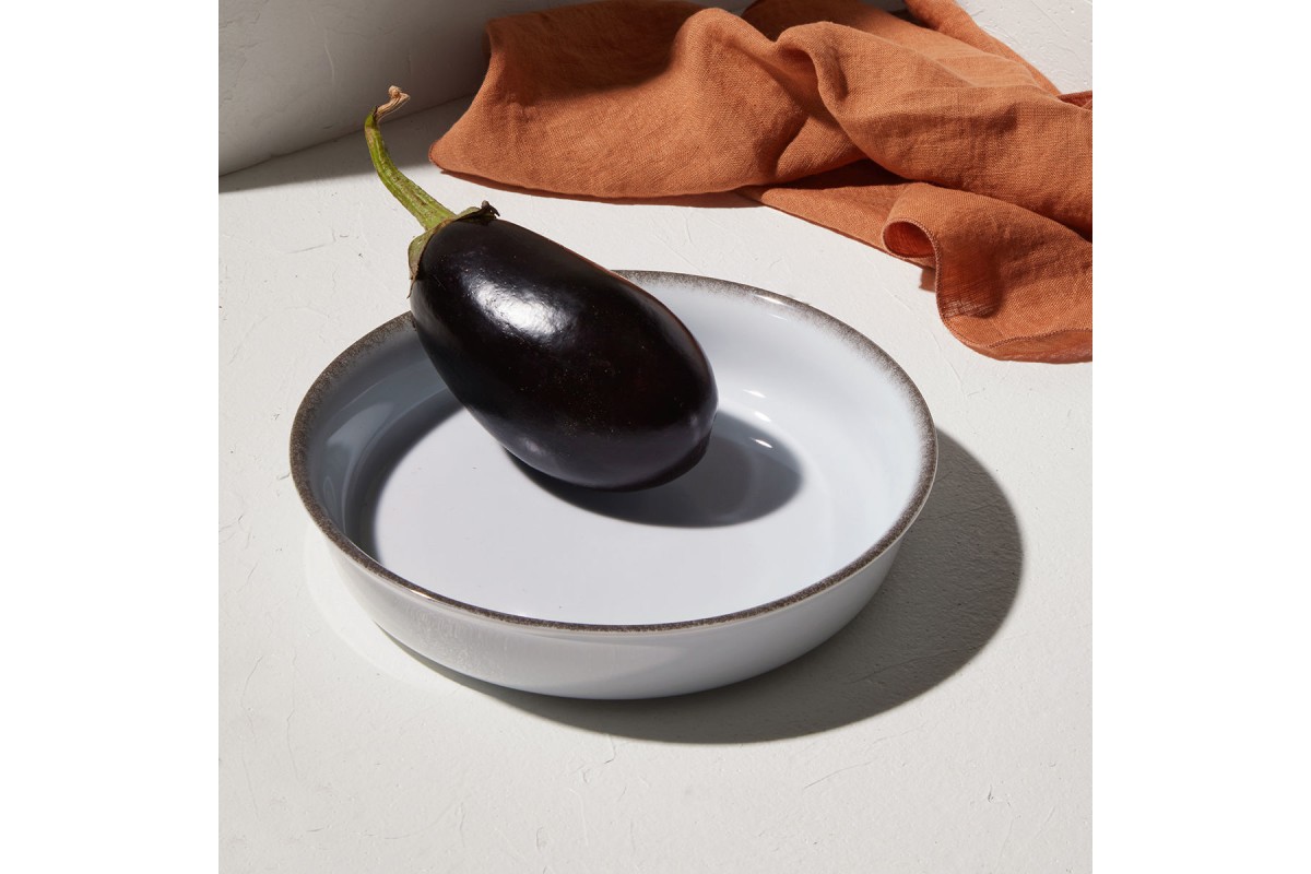 ESTIA ΣΑΛΑΤΙΕΡΑ ΚΑΘΕΤΗ PEARL ΠΟΡΣΕΛΑΝΙΝΗ 23cm WHITE
