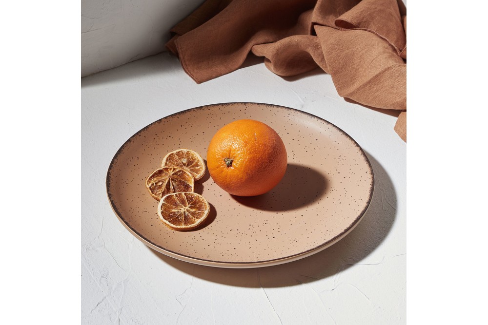 ESTIA ΠΙΑΤΟ ΡΗΧΟ TERRA ΠΟΡΣΕΛΑΝΙΝΟ 27cm SALMON