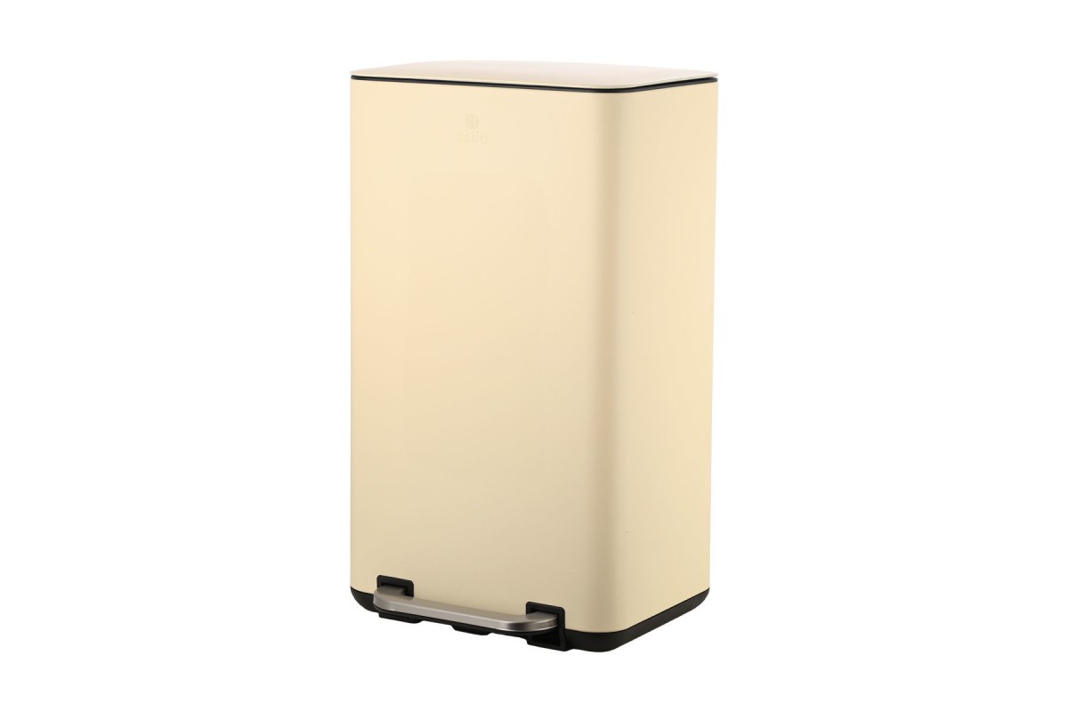 ESTIA ΚΑΔΟΣ ΑΠΟΡΡΙΜΑΤΩΝ CUBIC SOFT CLOSE 30lt IVORY