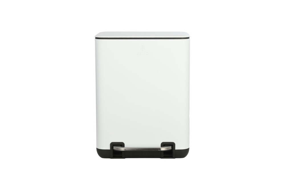 ESTIA ΧΑΡΤΟΔΟΧΕΙΟ ΜΠΑΝΙΟΥ CUBIC SOFT CLOSE 6lt ΛΕΥΚΟ