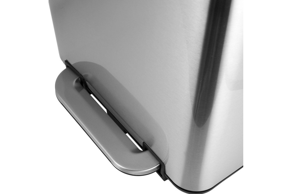 ESTIA ΚΑΔΟΣ ΑΠΟΡΡΙΜΑΤΩΝ CUBIC SOFT CLOSE 30lt ΙΝΟΞ