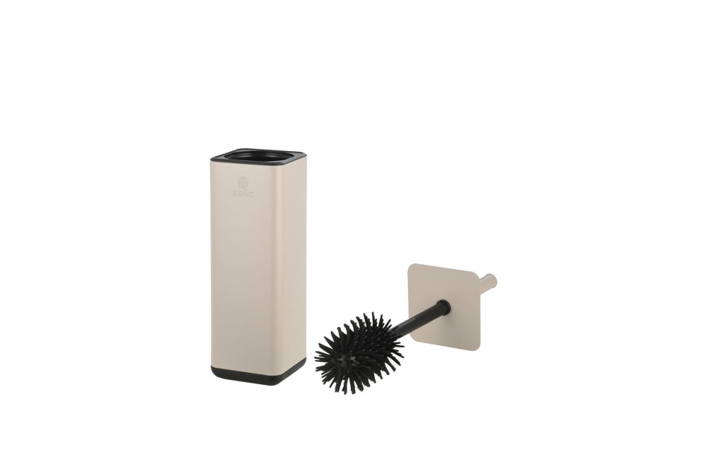 ESTIA ΠΙΓΚΑΛ CUBIC ΜΕΤΑΛΛΙΚΟ ΜΕ ΠΛΑΣΤΙΚΟ ΔΟΧΕΙΟ 25cm TAUPE