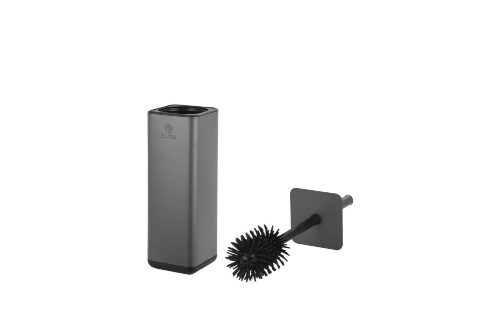 ESTIA ΠΙΓΚΑΛ CUBIC ΜΕΤΑΛΛΙΚΟ ΜΕ ΠΛΑΣΤΙΚΟ ΔΟΧΕΙΟ 25cm ΓΚΡΙ