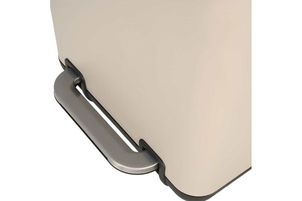 ESTIA ΧΑΡΤΟΔΟΧΕΙΟ ΜΠΑΝΙΟΥ CUBIC SOFT CLOSE 6lt TAUPE