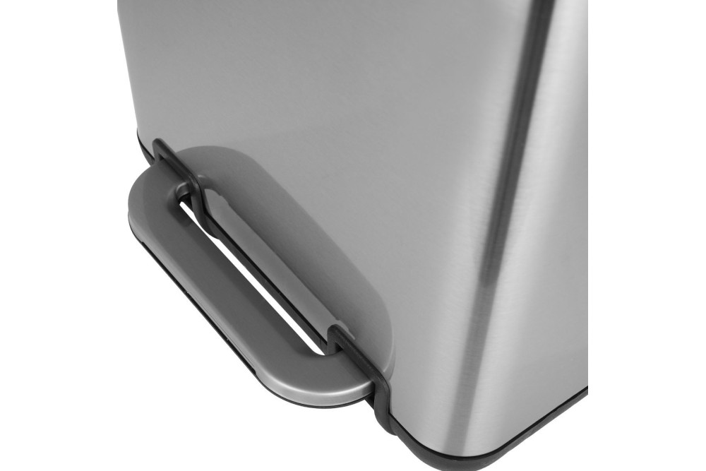 ESTIA ΧΑΡΤΟΔΟΧΕΙΟ ΜΠΑΝΙΟΥ CUBIC SOFT CLOSE 6lt ΙΝΟΞ